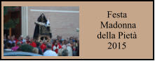 Festa  Madonna  della Pietà 2015